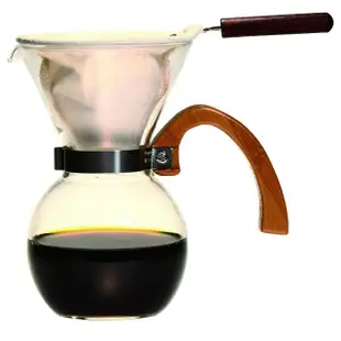 【Glass King】FH-2011M-1/濾布式咖啡手沖壺/500ml(玻璃手沖壺/手沖咖啡組/咖啡濾器)