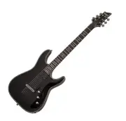 Schecter Hellraiser C-1 Gloss Black Quilted Maple Top Mahogany EMG 81 89 HH