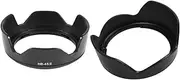 Mellisso Lens Hood Camera HB-45 II Bayonet Lens Hood for AF-S DX NIKKOR 18-55mm & EW-73C Bayonet Lens Hood
