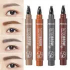 Microblading Tattoo Eyebrow 3d Liquid Ink Pen Waterproof 4 Fork Pencil Brow ^