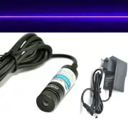 Violet/Blue 405nm 20mW Adjustable Line Laser Diode Module with 5V Adapter
