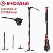 IFOOTAGE CB3 C180F-P K5S Carbon Fiber Monopod Pedal-Release Camera Tripod Base