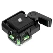 Clamp & QR Release Plate Holder Adapter F Tripod Ballhead Arca Benro Level