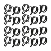 20 Pcs 26mm Spring Type Action Fuel Hose Pipe Low Pressure Air Tube Clip Clamp