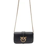 [PINKO] PINKO Love One Pocket clutch with chain Woman One Size One Size Black
