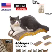 Cat Scratcher Pad Cat Scratching Board w/ Catnip Reversible Corrugated Durable
