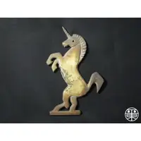 在飛比找蝦皮購物優惠-銅製 獨角獸 雕刻 銅雕 藝術 裝飾 黃銅 馬 厚實