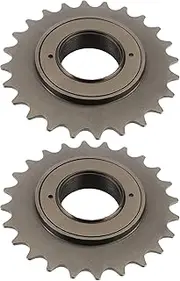 The Lord of the Tools 2pcs 24 Teeth Bike Single-Speed Freewheel ID 34mm OD100mm for 1/2" x 1/8" Chain Bicycle Accessory, Brown