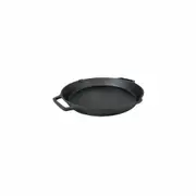 YES4HOMES Cast Iron Fry Paella Pan Pre-Seasoned Barbecue Oven Safe Grill Frypan