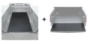Bed Mat and Tailgate Pad Rubber Liner for Pickup Trucks Universal Size (for: Isuzu)
