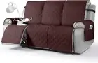 Waterproof Recliner Couch Covers, Sofa Covers 1-Piece Washable Reclining Sofa Co