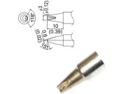 Hakko T33-SS1610 - T33 Slim Series Soldering Tip; 3.0mm/15° x 10mm, V-Groove