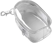 [Generic] Clear Bag - Bag Clear Purse | Make Up Zipper Pouch | Multifunctional Storage Bags | Pack Small Makeup Bag | Dustproof Charging Cable Bags for Organizing Electronic Accessories,, D, Refer to