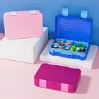 Interlayer Microwave Oven Bento Box 810ml Food Container Portable Lunch Box