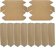 TEHAUX 10pcs Triangle Shape Mailing Tube Triangle Shape Shipping Box Drawing Storage Tube Drafting Storage for Packaging and Moving Needs Lightweight and Portable