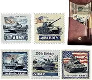 Vintage Stamps for Crafting | Collectible Historical Stamp - Collectible Historical Souvenir, Commemorative Keepsake for Veterans Collectors