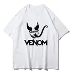 經典獨特的 MARVEL VENOM 高品質白色哥特式原宿服裝日常四季男士 T 恤 LAGJNC79PEOLLL15