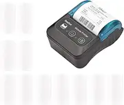 Morelian Portable 58mm Receipt Thermal Printer 2 inches Mini Mobile Pocket Printers with 11 Thermal Paper Roll USB&Wireless BT Connection Compatible with Windows/Android/iOS for Office Market