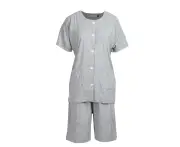 Summer Short Sleeve Adult Incontinence Nursing Clothes Convenient To Take Off Nursing Suit Xxl