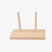 SilkSpool Stand: Wooden Thread & Bead Organizer for Embroidery Enthusiasts