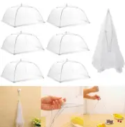 6pcsfood tents /Pack Food Mesh Screen Collapsible Tent for Household
