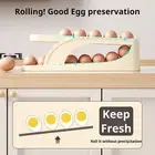 Slide Egg Holder Tilt Design Rack Fridge Side Door Carton Organizer