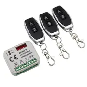 Garage Gate Remote Receiver 433 868MHz RX MULTI 300-900MHZ AC/DC 9-30V Receiver with Remote Control white black