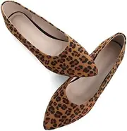 [Stunner] Women Cute Slip-On Ballet Shoes Soft Solid Classic Pointed Toe Flats by