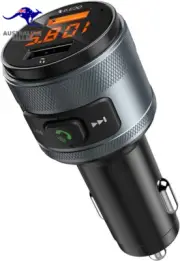 [New Version] Bluetooth FM Transmitter for Car, QC3.0 Wireles FM Radio Transmitt