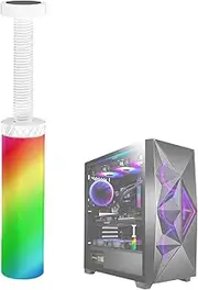 Computer Graphics Card Holder - Vertical Graphics Card Bracket 5V 3pin - Adjustable Aluminum Alloy Vertical Bracket with LED Lights for Easy Install