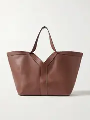[SAINT LAURENT] SAINT LAURENT - Y Leather Tote - Brown - One size One size Brown