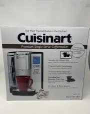 Cuisinart SS-10P1 Premium Single Serve Coffee Brewer/Maker -Silver - New
