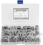 200pcs Stainless Steel Female Thread Self Tapping Set M3-M12, Threaded Inserts for Mechanical Equipment