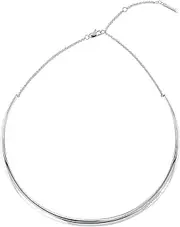 [Calvin Klein] Women's Choker Collection Warped Rings - 35000012, 40 cm, Stainless Steel, No Gemstone