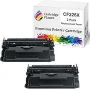 Cartridge Planet 2 Pack Compatible Toner Cartridge Replacement for HP CF226X 26X (9,000 Pages) for HP Laserjet Pro MFP M402 MFP M402dn MFP M402dw MFP M402n MFP M426 MFP M426fdn MFP M426fdw