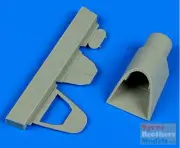 QBT48636 1:48 Quickboost Bf 109G Opened Cockpit's Rear Bulkhead - Standard (EDU