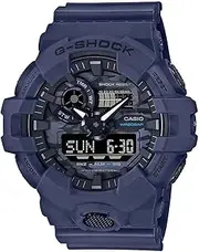 [Casio] Men's G-Shock Analog-Digital Quartz Watch, Navy Blue Dial, Navy Blue Band