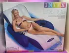 2013 Intex Adult Floating Recliner Pool Lounge - 71" x 53" - Blue/White - NIB