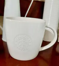在飛比找Yahoo!奇摩拍賣優惠-16oz星巴克女神舊logo馬克杯Starbucks 立體浮