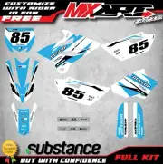 Custom decal kit for YAMAHA YZ 85 2015 - 2021 G FORCE STYLE stickers graphics