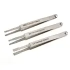 3pcs Electric Terminal Tweezers Set Cleaning Tools for Spade Pin Connectors