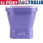 Foldable Washing Machines Household Mini Small Portable Washer for Panties (B)