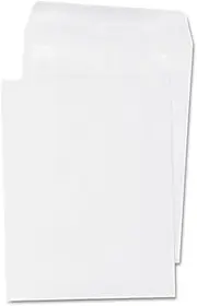 Self-Seal Catalog Envelope, 6 x 9, White, 100/Box