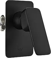 Simplus SS304 Shower Mixer Tap Wall Mounted Hot Cold Bath Shower Mixer Square Showerhead Tap Watermark(Matte Black)