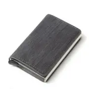 Gift New Bussiness Card Holder Wallet Aluminum Unisex Metal Credit Busines Mini Card Wallet