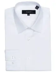 [Ferrari Formalwear] Zenetti Tailored Dress Shirt in White