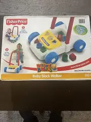 Fisher Price Baby Block Walker Brilliant Basics