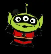 Loungefly Pixar Toy Story Alien Little Green Men Remix Incredibles Disney Pin