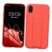 Case Compatible with Apple iPhone XR - Case with Hand Strap and Stand coral
