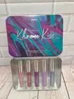 Khrome Kiss 5pc Lip Gloss, Tin Can Set